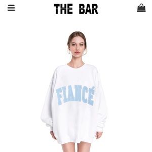 the bar varsity sweatshirt